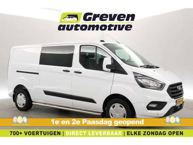 Ford Transit Custom - 2.0 TDCI L2H1 | DC | 6 Zits | Airco | Cruise | Carplay | Trekhaak | Navi | Parkeersens.