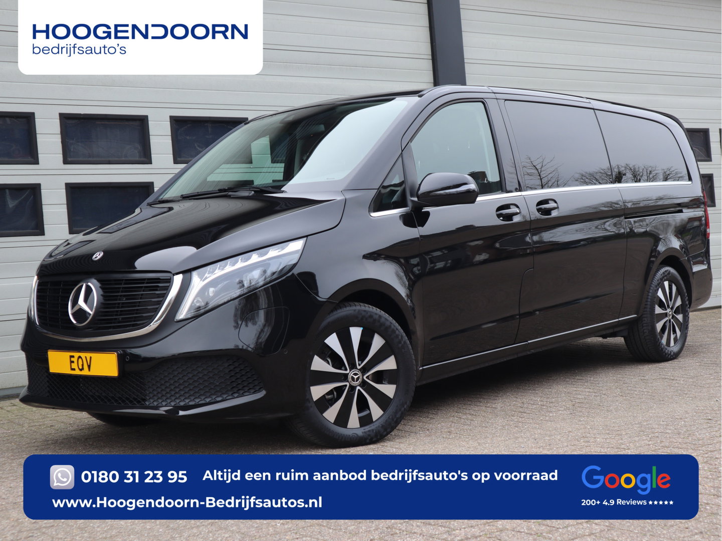 Mercedes-Benz EQV 300 90kWh SoH 95.9 % L3 Extra Lang - 8 Zits - Leder - elc. Schuif