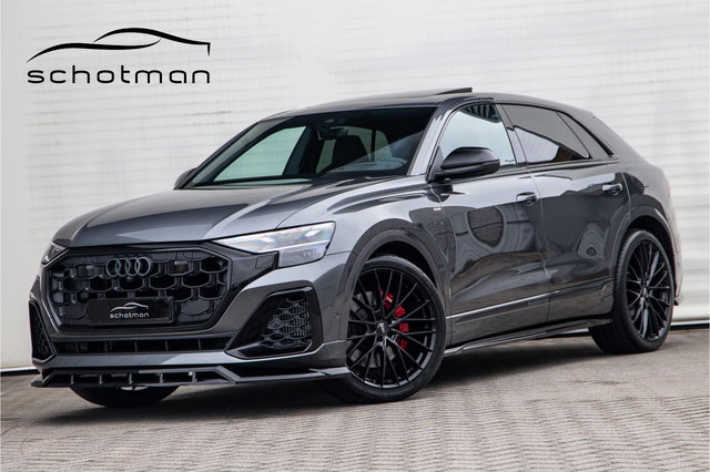 Audi Q8 - 60 TFSI e quattro Competition Head-up, RS stoelen, Massage, Achterasbesturing, 23"