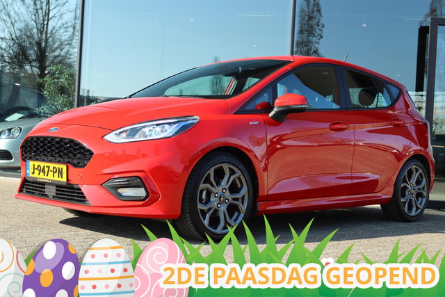 Ford Fiesta - 1.0 EB AUTOMAAT ST-LINE + TREKHAAK | FULL LED | STUUR/STOELVERW. | APPLE CARPLAY