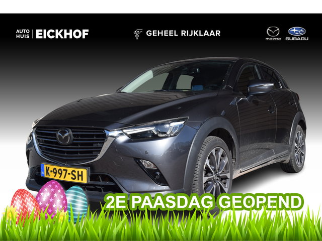 Mazda CX-3 - 2.0 SkyActiv-G 120 GT-M - Black Leather Pack - Trekhaak - All season banden