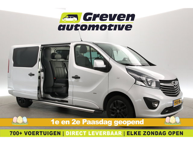 Opel Vivaro - 1.6 CDTI Sport 146PK L2H1 | Dubbele Cabine | Airco | Cruise | Camera | Leder | Stoelverw. | 2xSchuifdeur