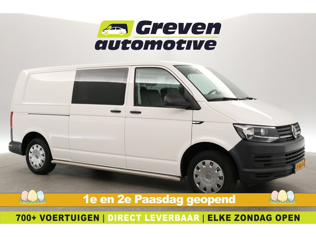 Volkswagen Transporter - 2.0 TDI L2H1 | 62dKM | DC | 6 Zits | Airco | Trekhaak | Elektrpakket