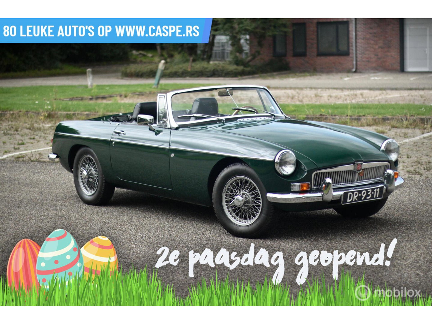 MG B 1.8 Roadster stalen 'uitzonderlijke staat'!