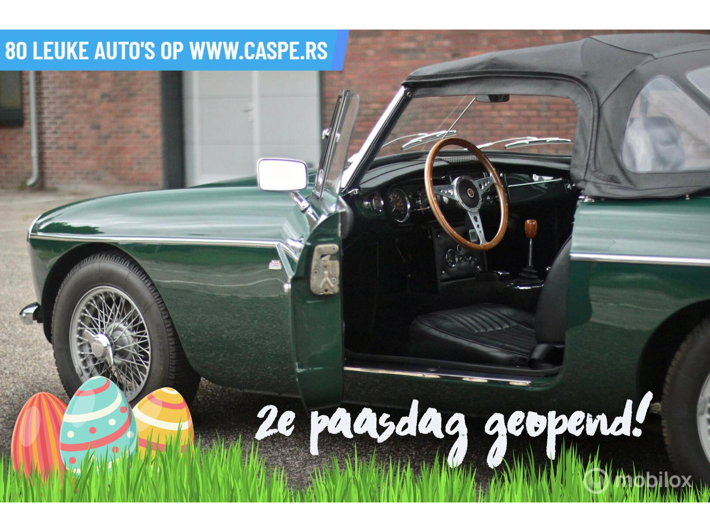 MG B 1.8 Roadster stalen 'uitzonderlijke staat'!