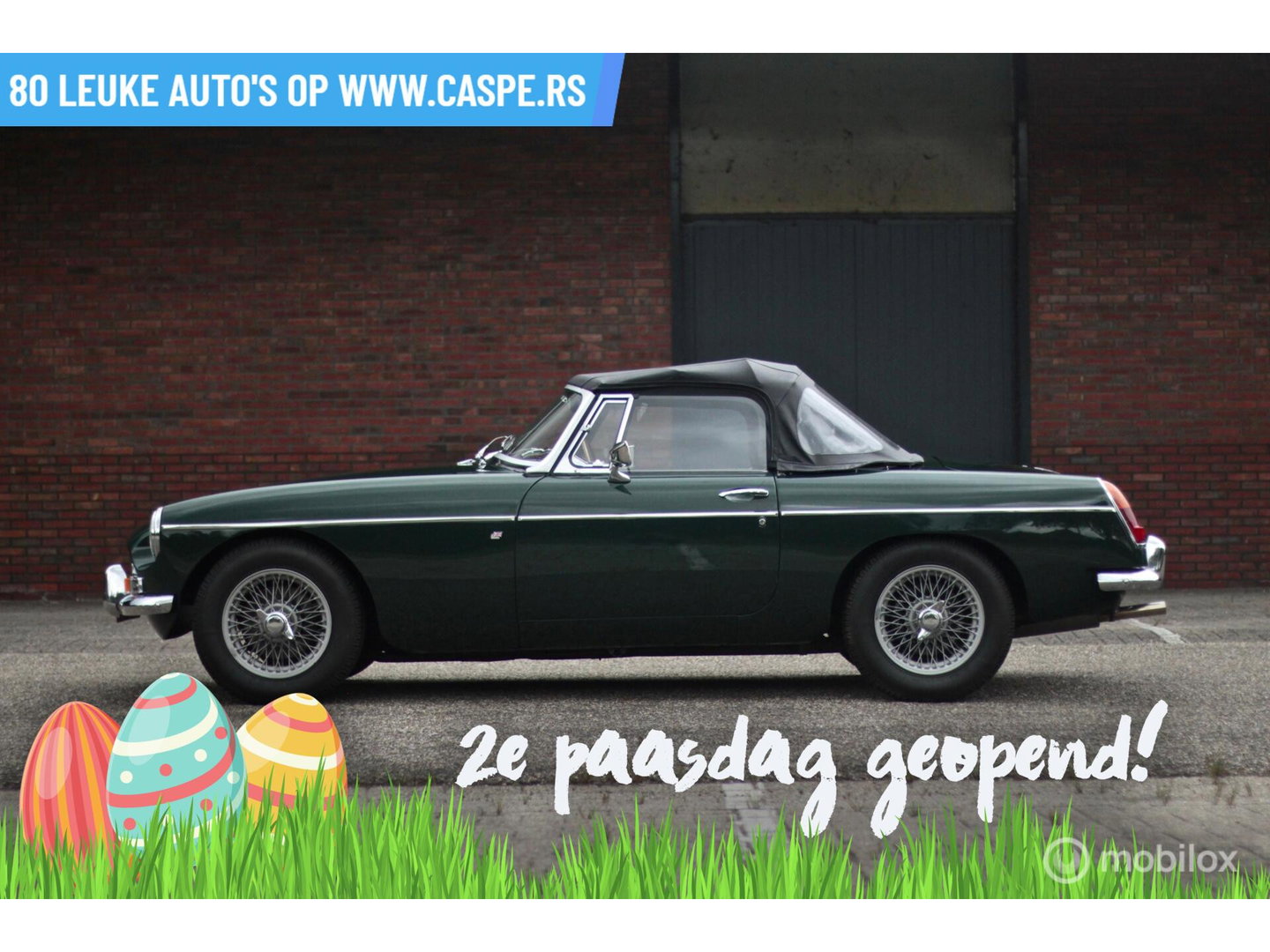 MG B 1.8 Roadster stalen 'uitzonderlijke staat'!