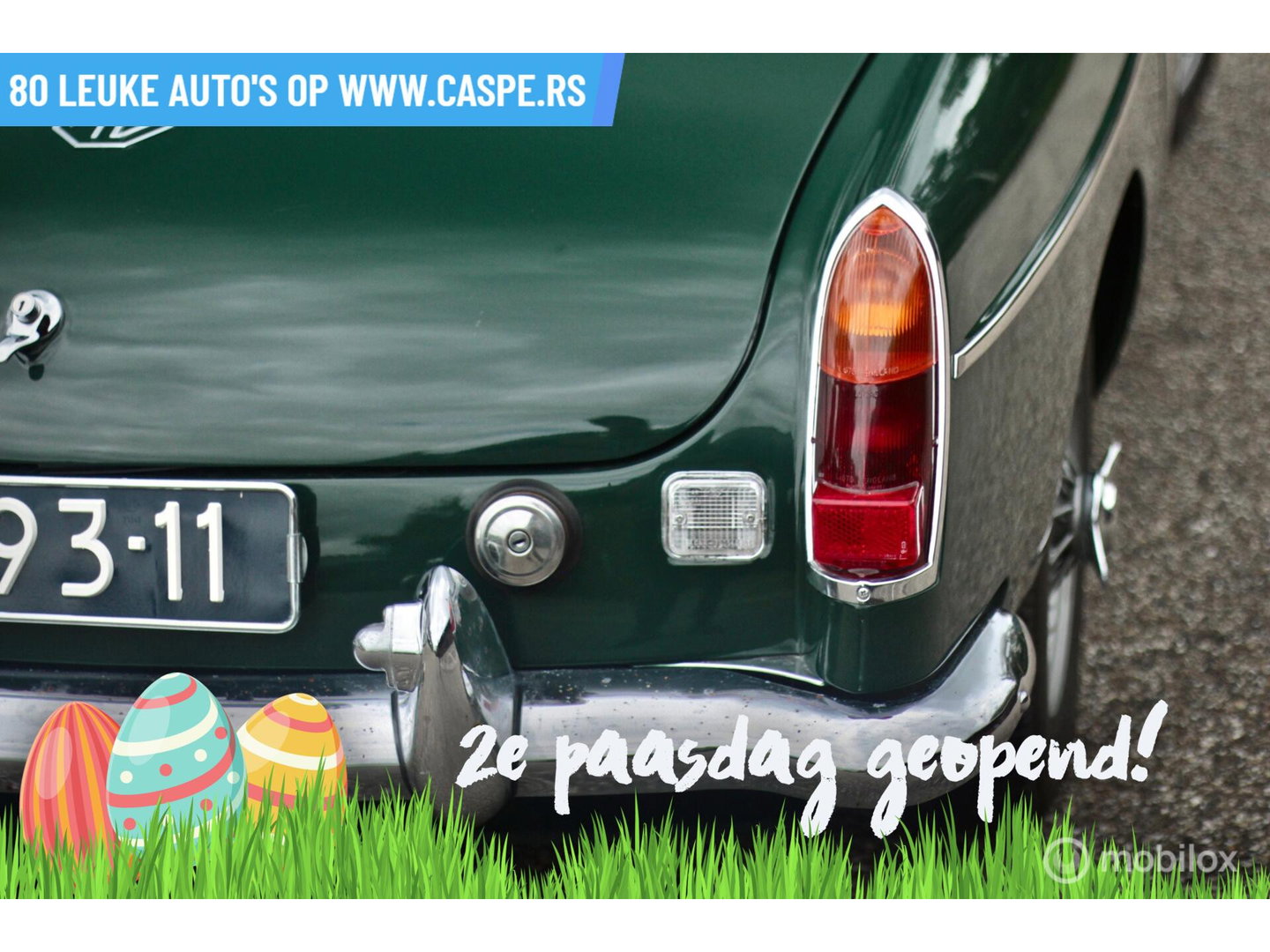 MG B 1.8 Roadster stalen 'uitzonderlijke staat'!