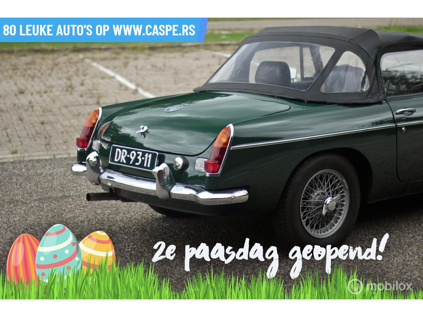 MG B 1.8 Roadster stalen 'uitzonderlijke staat'!