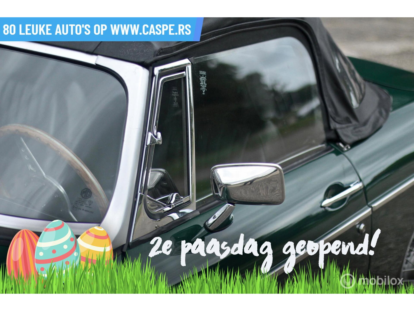 MG B 1.8 Roadster stalen 'uitzonderlijke staat'!