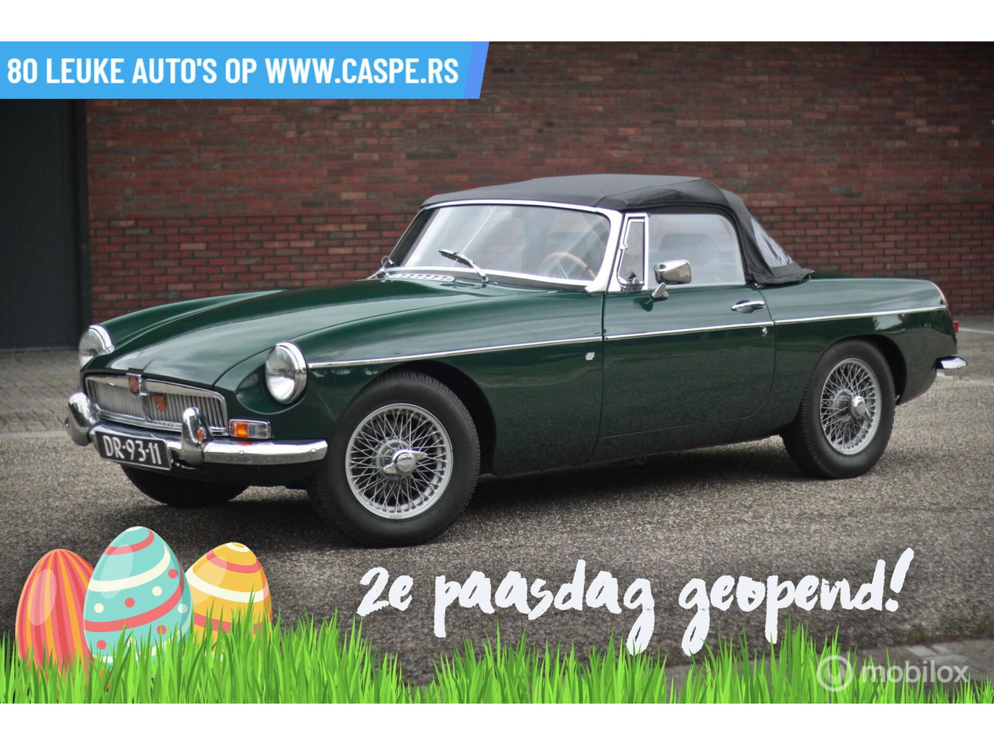 MG B 1.8 Roadster stalen 'uitzonderlijke staat'!