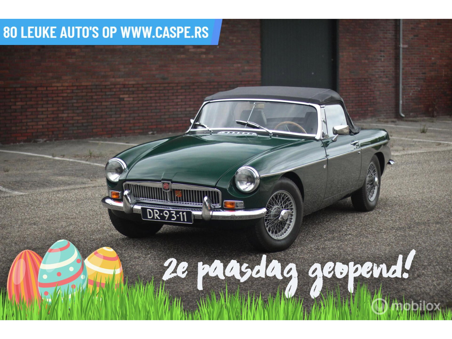 MG B 1.8 Roadster stalen 'uitzonderlijke staat'!