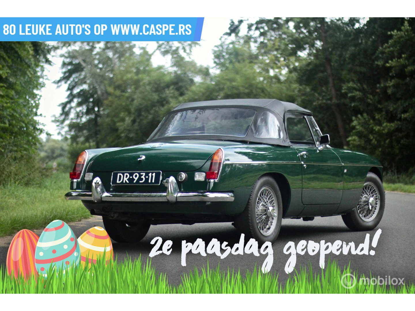 MG B 1.8 Roadster stalen 'uitzonderlijke staat'!