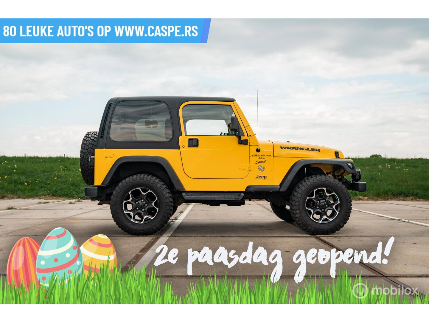 Jeep Wrangler 4.0i Hardtop Sport | LED | CarPlay | Lift-kit