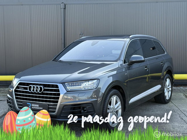 Audi Q7 - 3.0 TDI quattro S-Line GRIJS KENTEKEN | PANODAK |