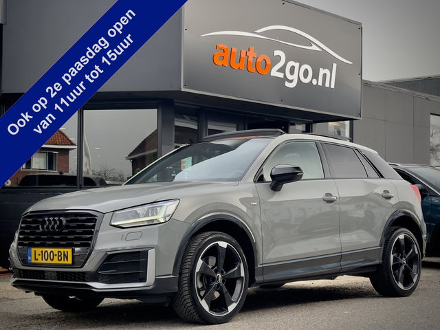 Audi Q2 - 1.4 TFSI AUT7 S-LINE. PANODAK BLACK EDITION VOL-LEDER 19 INCH-LMV NAVI LED PDC