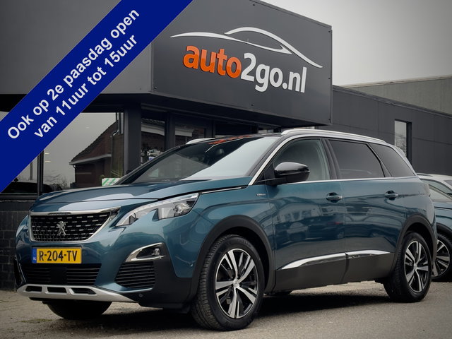 Peugeot 5008 - 1.6 AUT8 GT-LINE SL.88D.KM! 7PERS LEDER AIRCO DIGI-DASH LED LMV PDC
