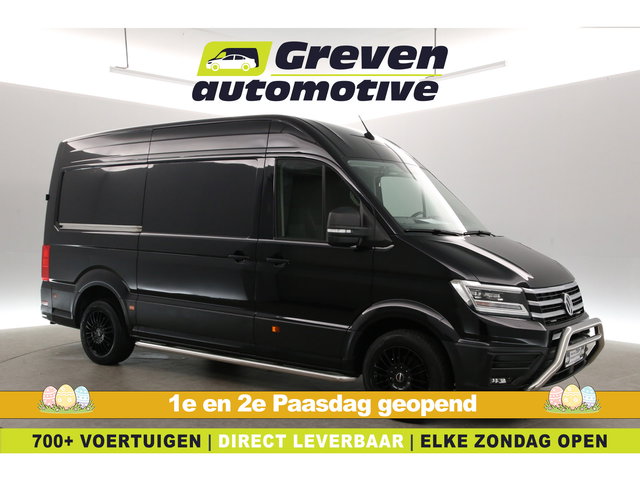 Volkswagen Crafter - 2.0 TDI Highline Exclusive L3H3 177PK | DSG | 3000kg Trekgew. | Trekhaak | Airco | Adap. Cruise | Carplay | 3 Zits | Stoel/Stuur verw. | Bullbar