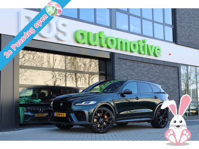 Jaguar F-PACE - 5.0 V8 S/C AWD SVR | UNIEK! | DEALER OND | HUD | 360 | STOELKOELING | ELEK TREKHAAK | MERIDIAN |