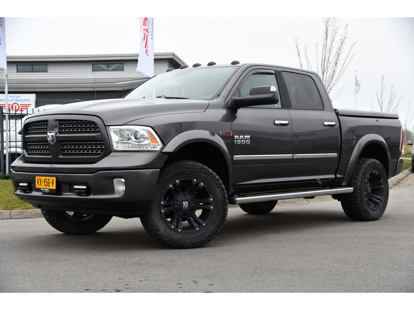 Dodge Ram 1500 3.0 TD 4x4 Crew Cab 5'7 Laramie Camera, Cruise, Carplay, Leder, LED, Stoelverwarming, 3500kg Trekhaak, Multimedia, PANO, Stuurverwarming, Uniek!