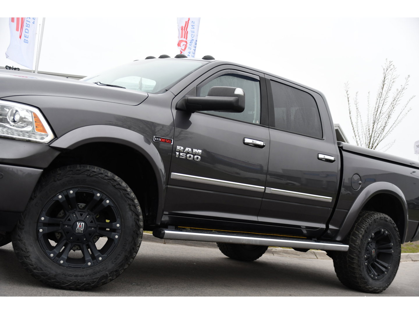 Dodge Ram 1500 3.0 TD 4x4 Crew Cab 5'7 Laramie Camera, Cruise, Carplay, Leder, LED, Stoelverwarming, 3500kg Trekhaak, Multimedia, PANO, Stuurverwarming, Uniek!