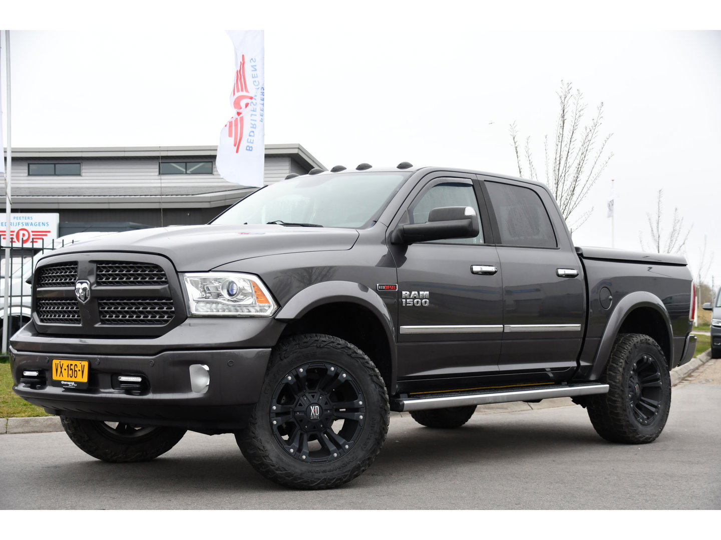 Dodge Ram 1500 3.0 TD 4x4 Crew Cab 5'7 Laramie Camera, Cruise, Carplay, Leder, LED, Stoelverwarming, 3500kg Trekhaak, Multimedia, PANO, Stuurverwarming, Uniek!