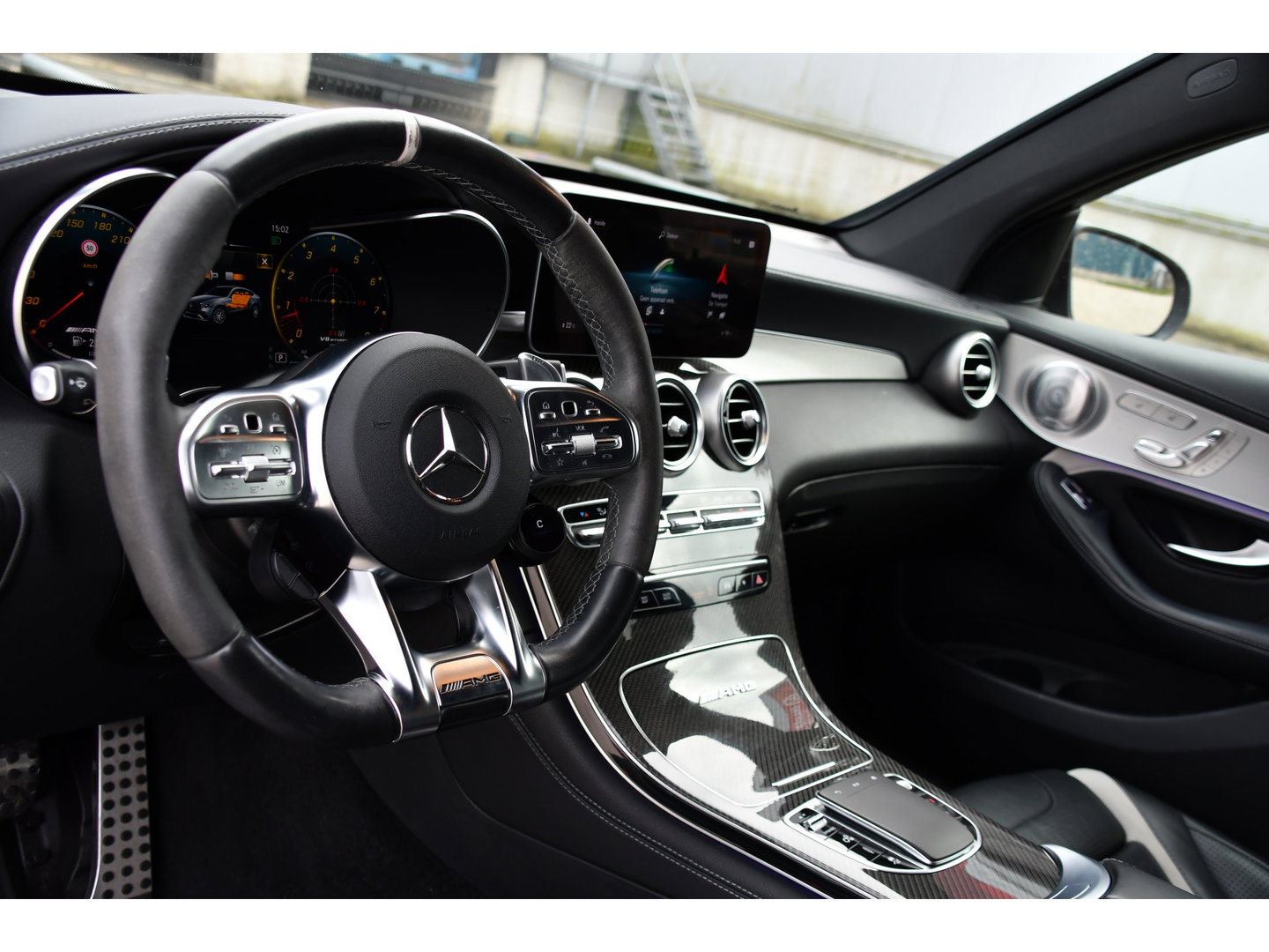 Mercedes-Benz GLC Coupé AMG 63 S 4MATIC+ Premium Plus 360 Camera | Burmester | Carbon | Stoelmassage & koeling | 510pk | Carplay | Leder | Cruise | Automaat