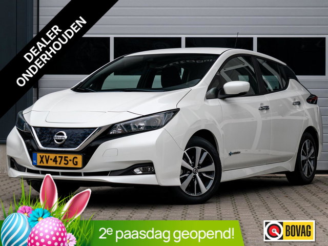 Nissan Leaf - N-Connecta 40 kWh|1e EIGENAAR|CAMERA|ADAPT. CRUISE|CARPLAY|CLIMATE|KEYLESS|DODEHOEKDETECTIE