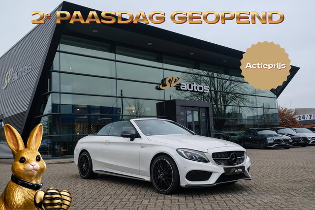 Mercedes-Benz C-Klasse - Cabrio C43 AMG 367pk 4MATIC Airscarf CommandOnline Led Intelligent Stoelverwarming Designo