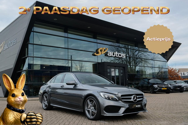 Mercedes-Benz C-Klasse - C180 AMG Sport Edition 156PK Leder Stoelverwarming ORG NL