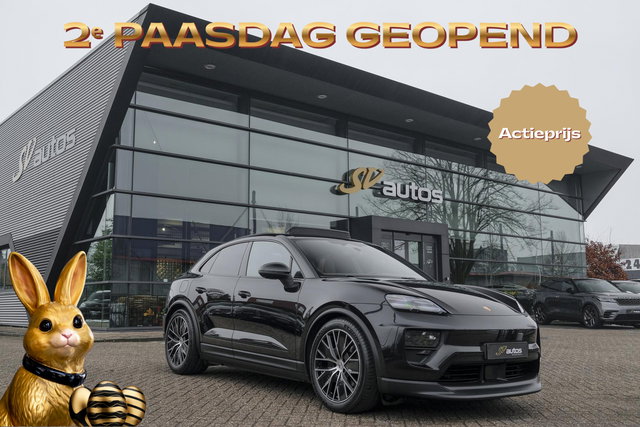 Porsche Macan - 4 388pk 100kWh Panoramadak Luchtvering Bijrijdersdisplay 18-weg Sportstoelen Bose NLauto