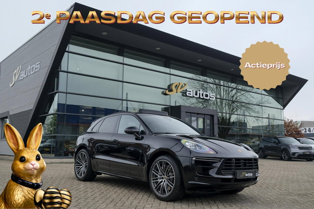 Porsche Macan - 2.9 Turbo 441pk Panoramadak Luchtvering Adaptive cruise PDLS plus 18-weg stoelen