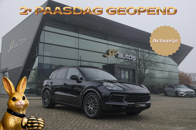 Porsche Cayenne - S 2.9 V6 441pk Panoramadak Luchvering Matrix led Comfortstoelen Memory Camera 21" LMV