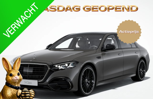 Mercedes-Benz S-Klasse - S450d AMG 390pk Lang MODEL 2027 VOL!! Chauffeurspakket Rear entertainment 4-seater *BTW* Q4 levering!!