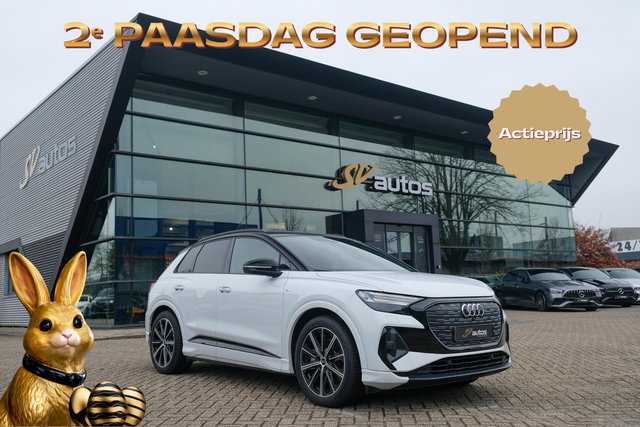 Audi Q4 e-tron - 40 204pk Competition S-line 77 kWh Sonos audio Head-up *Marge* Trekhaak elektrisch Camera Adaptive cruise NLauto