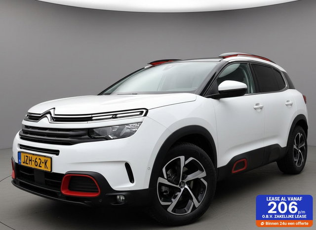 Citroën C5 Aircross - 1.2 Airco Carplay Cruise Led Camera 2019 Pdc Vol Opties Eerste Eigenaar Hoge Instap Perfecte Staat Facelift Model