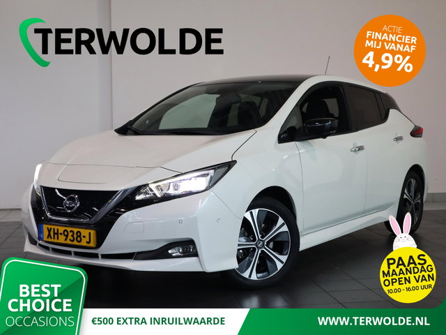 Nissan Leaf - Tekna 40 kWh | Stoelverw. voor + achter | Lederen Bekl. | Adapt. Cruise |