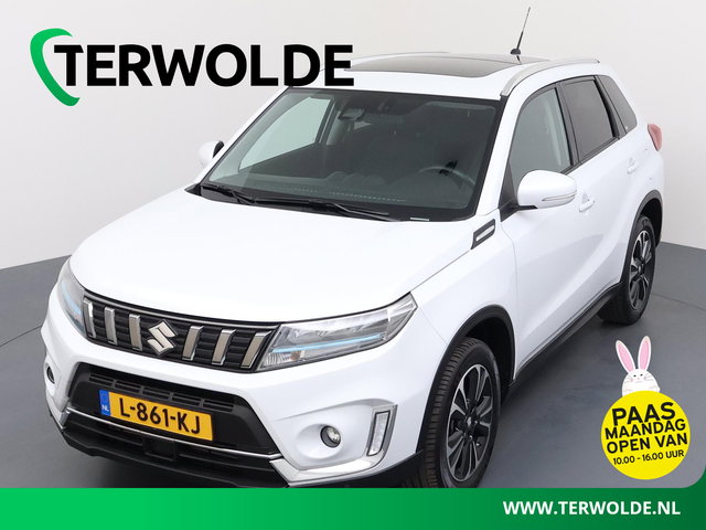 Suzuki Vitara - 1.4 Boosterjet Style Smart Hybrid | Panoramadak | Navigatie | Parkeercamera | Trekhaak | Half Leder/Alcantara |