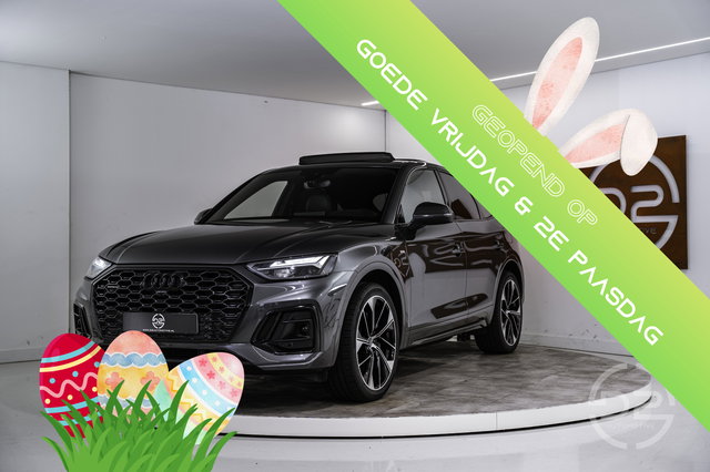 Audi Q5 - Sportback 50 TFSI e S Edition 300PK | Pano | Luchtvering | Trekhaak | Leder Exclusive | Virtual | 12 MND Garantie