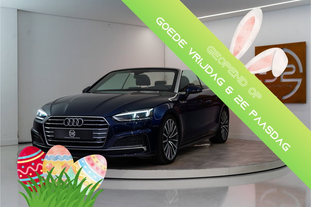 Audi A5 - Cabriolet 40 TFSI Sport 2x S Line Edition 190PK | NL AUTO+NAP | Stoel+Stuurverw. | Sfeer | LED | 12 MND Garantie