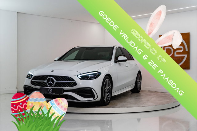 Mercedes-Benz C-Klasse - 180 AMG Line 170PK | Sfeer | Carplay | Leder | Stoelverw. | 12 MND Garantie