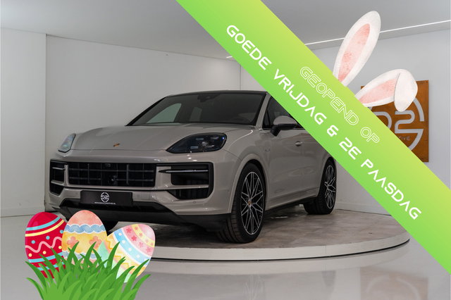 Porsche Cayenne - Coupé 3.0 E-Hybrid 462PK | Cashmere | Pano | Bose | Lucht | Trekhaak | Chrono | VOL! Fabrieksgarantie