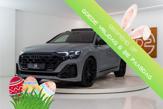 Audi Q8 - 60 TFSI E Quattro S-Edition Competition 490PK 2026 | Nardo | 3D B&O | Pano | VOL! 5 JAAR FABR. GARANTIE