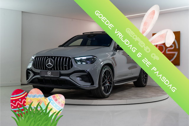 Mercedes-Benz GLE - Coupé AMG 53 Hybrid 4MATIC+ Premium + 544PK | NIEUW 2026 PER DIRECT BESCHIKBAAR | Pano | Sfeer | Burmester | Trekhaak | Alpinegrey | BOMVOL! Fabrieksgarantie GERESERVEERD