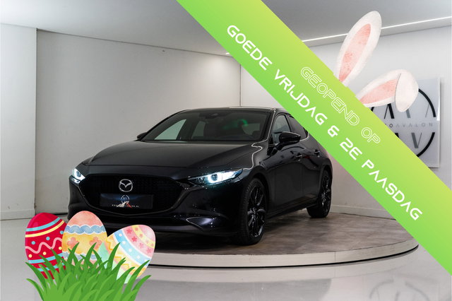 Mazda 3 - 2.0 e-SkyActiv-X M Hybrid 180 Luxury 187PK | NL AUTO+NAP | Bose | Leder | HUD | Elektr. Stoelen | VOL OPTIE! 12 MND Garantie