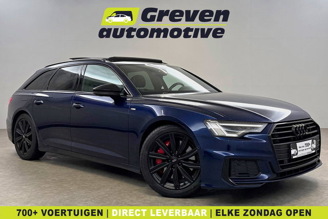 Audi A6 - C8 Avant 55 TFSI e Quattro S-line | Navarra Blue | b&o | Pano | Virtual | Camera | Carplay | Trekhaak | Stoelverw.