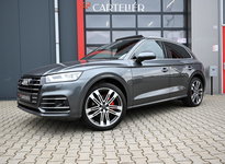 Audi Q5 - 55 TFSI e S-Line Quattro Competition | Luchtvering | Pano | B&O | Stoelmassage | Matrix Led | Afgevlakt Stuur | Virtual Cockpit | Alcantara | Dode Hoek | Ambient Sfeerverlichting+ | Zwenkbare Trekhaak | Camera | Keyless