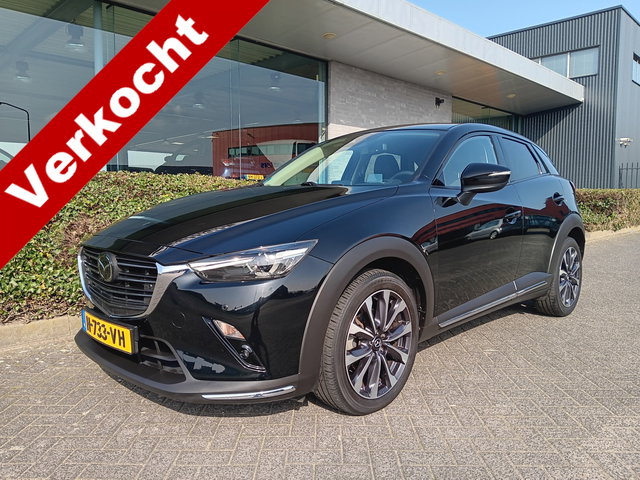 Mazda CX-3 - 2.0 SkyActiv-G 120 GT-M AUTOMAAT, LED, 18" LMV, CAMERA, PDC, HUD, etc. incl. 12 MND BOVAGGARANTIE