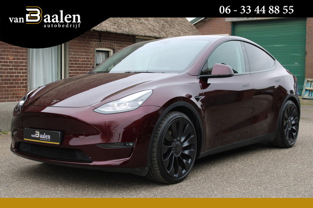 Tesla Model Y - LONG RANGE DUAL AWD 75 kWh AUTOPILOT NAVI LEER PANO SOh 95,5%
