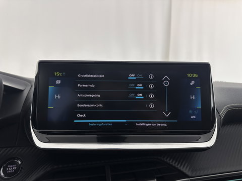 Peugeot e-208 EV GT 350 50 kWh [ 3-Fase ] *HEATPUMP | PANO | FULL-LED | DIGI-COCKPIT | BLINDSPOT | CAMERA | LEATHER-ALCANTARA | AMBIENTLIGHT | NAVI-FULLMAP | LANE-ASSIST | KEYLESS | DAB | CCS-FASTLOADER | HEATED-SPORTSEATS