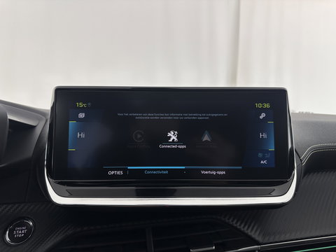 Peugeot e-208 EV GT 350 50 kWh [ 3-Fase ] *HEATPUMP | PANO | FULL-LED | DIGI-COCKPIT | BLINDSPOT | CAMERA | LEATHER-ALCANTARA | AMBIENTLIGHT | NAVI-FULLMAP | LANE-ASSIST | KEYLESS | DAB | CCS-FASTLOADER | HEATED-SPORTSEATS